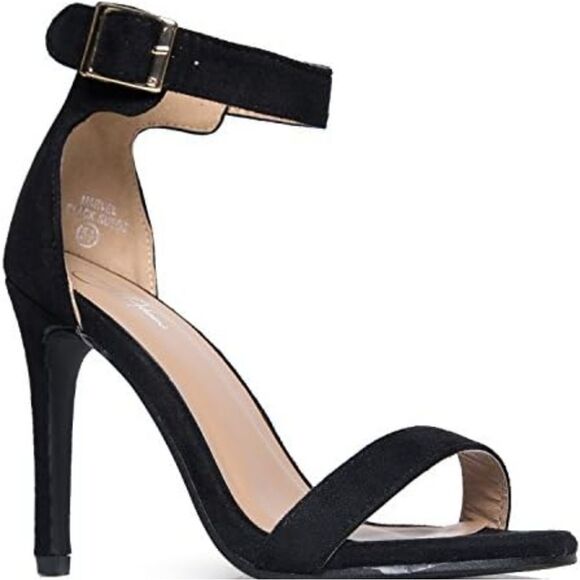 BRAND NEW SHOELAND WOMEN'S ANKLE Strap HEELS STILETTO HIGH HEELS SANDALS - Picture 9 of 16
